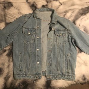 brandy melville/ john galt oversized jean jacket